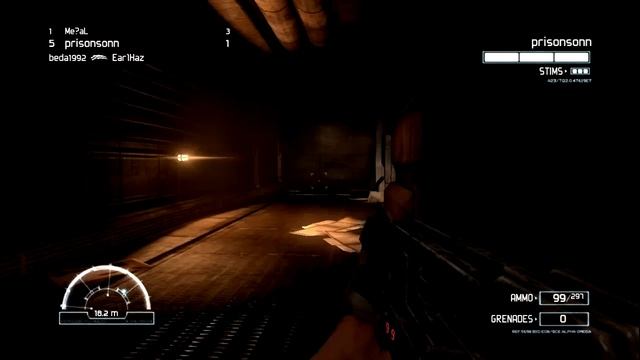 Alien vs Predator Multiplayer Demo Geforce 9500GT OC Online Gameplay смотреть онлайн
