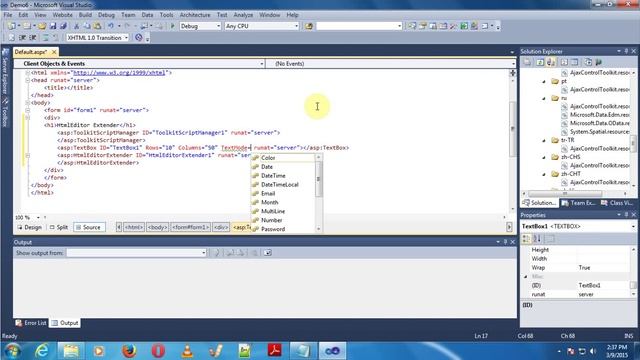 how to use HtmlEditor control in asp.net - Ajax Control Toolkit смотреть онлайн