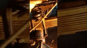 Установка пружин на передний мост  УАЗ фермер