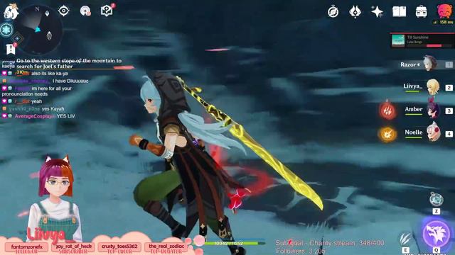 ARCHIVE 20211002 vibing in genshin impact✨ playing genshin for the first time in a year! смотреть онлайн