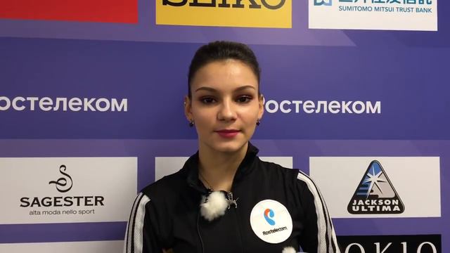Софья Самодурова. КП. Гран-при "Кубок Ростелеком". Москва. 2018 смотреть онлайн