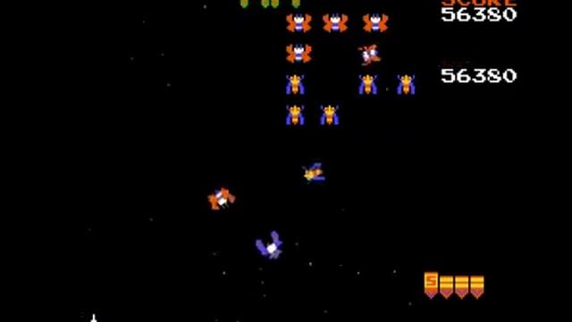 1981 [60fps] Galaga Stage 255 (Skip the challenging stages) смотреть онлайн