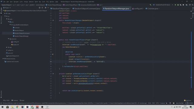 [How To Make A Spigot Plugin] Making a Random Teleportation Plugin смотреть онлайн