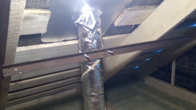 Изоляция печной трубы в бане. смотреть онлайн