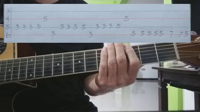 Another One Bites The Dust - Queen (Acoustic Guitar Tutorial With Tabs) смотреть онлайн