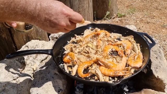 Ριζότο Δίρφυς με γαρίδες, μανιτάρια και μαύρη τρούφα | Dirfis Rizoto with shrimps & black truffle смотреть онлайн