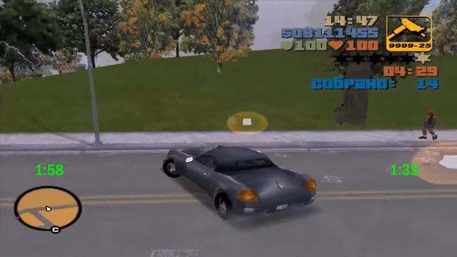 GTA 3. Тяжёлые слитки на дороге. Скоростное прохождение (Speed Run) 16 смотреть онлайн