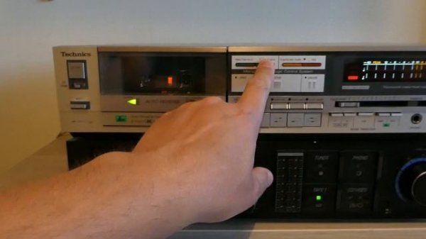 Technics RS-B68R демонстрация работы