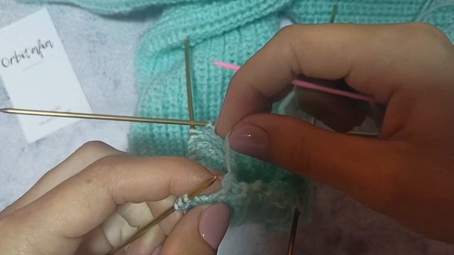 Закрытие петель фабричным способом резинка 2х2 смотреть онлайн