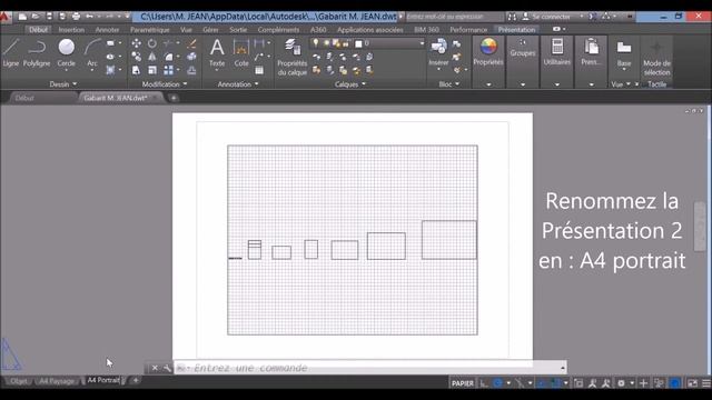 AutoCAD 6 1 L'espace présentation смотреть онлайн