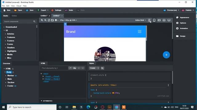Media Queries and Bootstrap Studio смотреть онлайн