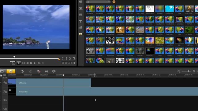Corel VideoStudio Pro x5, making your overlay track move смотреть онлайн