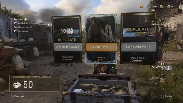 Call of Duty WWII Opening 100x Resistance Loot boxes* смотреть онлайн