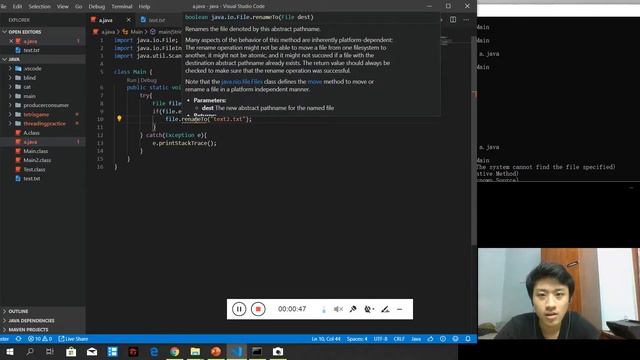 [English] [Introduction To Java] 31 Rename File смотреть онлайн