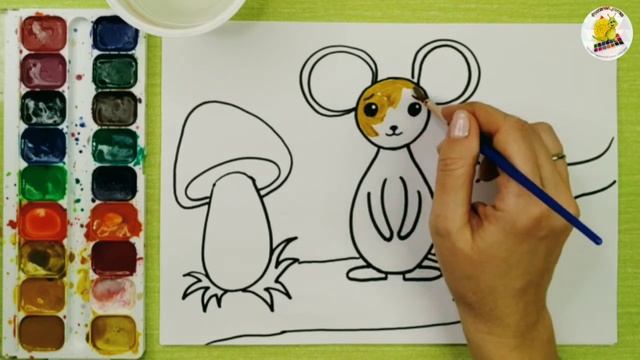 Рисуем мышку смотреть онлайн
