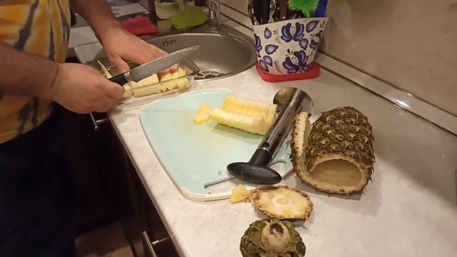 Разделка ананаса буром! смотреть онлайн