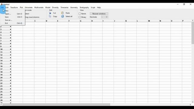How to Import Excel and Txt Format Datasets | Past 4.11 | Past Tutorials смотреть онлайн