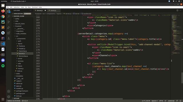 Django and ReactJS together - Chat app component | 25 смотреть онлайн