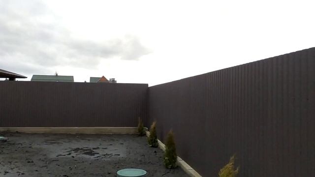 Обзор дома из баварской кладки с гаражом и террасой