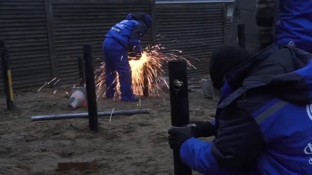 фундамент на винтовых сваях смотреть онлайн