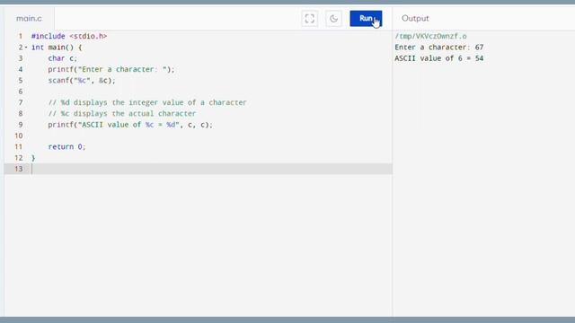 @codingflying2023 C Program to Find ASCII Value of a Character || Easiest way to Understand C ?️??️ смотреть онлайн