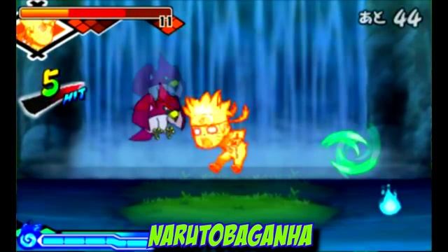 Naruto SD: Powerful Shippuden - Kyuubi Mode Naruto Gameplay смотреть онлайн