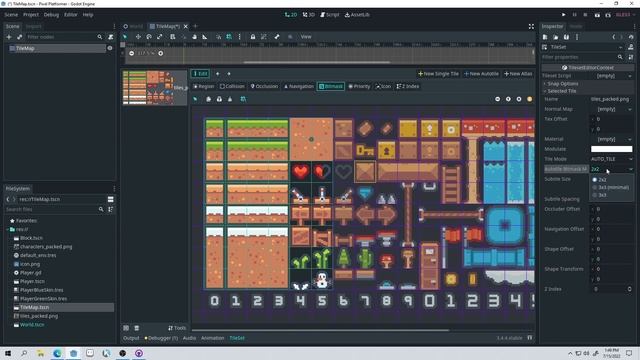 Pixel Platformer Tutorial / Code Along P4 (TileMaps) - Godot Engine смотреть онлайн