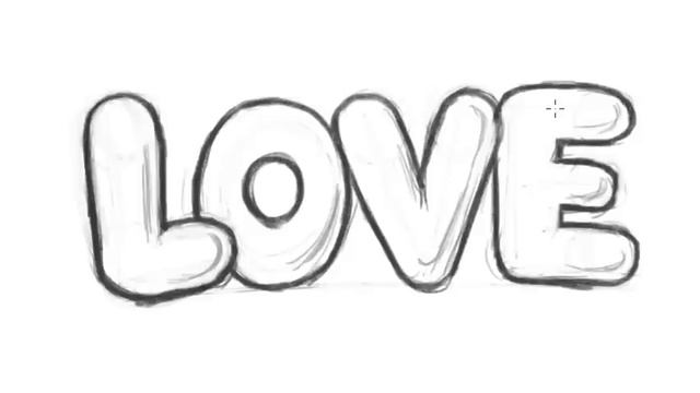 How to Draw Love in Bubble Letters - Write Love in Graffit Letters | MAT смотреть онлайн