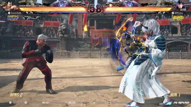 Tekken 8 ▰ (Knee) FENG WEI Tekken 8 God Of Destruction Ranked Matches April 12, 2024