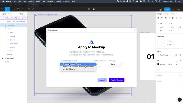 Perspective Mockups In Figma - Angle 3 Mockups