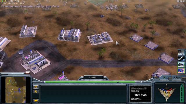USA Laser vs USA Air Force (SHOCKWAVE REMASTERED 2023) C&C Generals Zero Hour смотреть онлайн