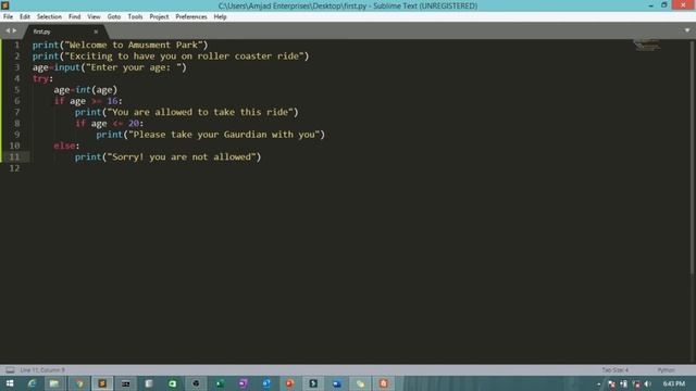 Tutorial 3 | Try/Except in action | Python for Beginners смотреть онлайн