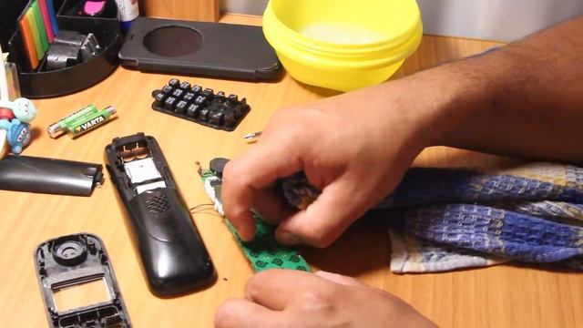 Ремонт кнопок радиотелефона Panasonic смотреть онлайн