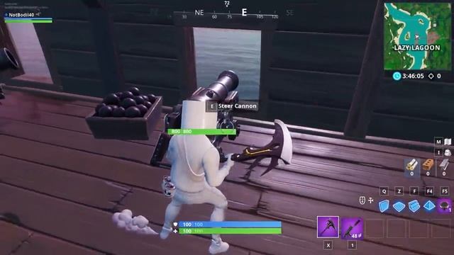 SHOOT YOURSELF OUT OF A PIRATE CANNON IN DIFFERENT MATCHES (Fortnite BUCCANEER'S BOUNTY CHALLENGES) смотреть онлайн