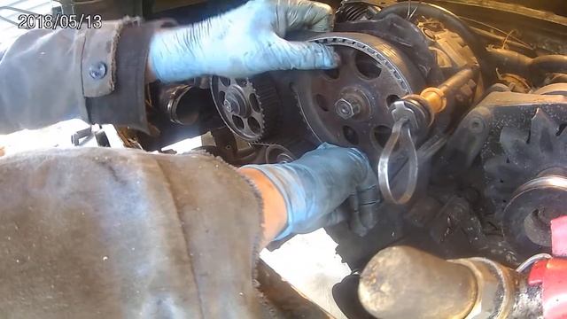 Снятие ГБЦ VW T3. Часть 3. смотреть онлайн