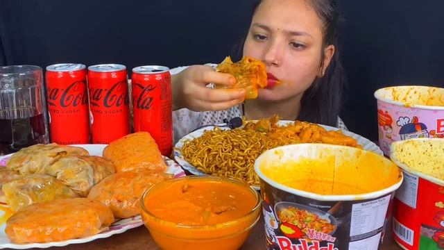 Real Mukbang:) Cooking And Eating Korean Spiciest Noodles, Noodles Rice Paper Wrap, Cheesy Rice Cak смотреть онлайн