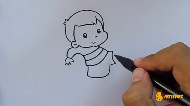 How to Draw Boy Playing Football Step by Step смотреть онлайн