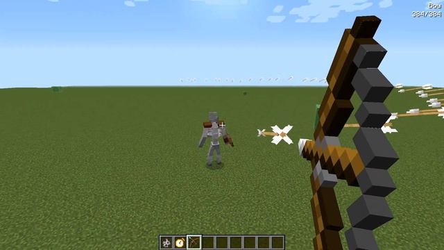 Что будет если запустить в МУТАНТА СКЕЛЕТА 1000 стрел в майнкрафте смотреть онлайн