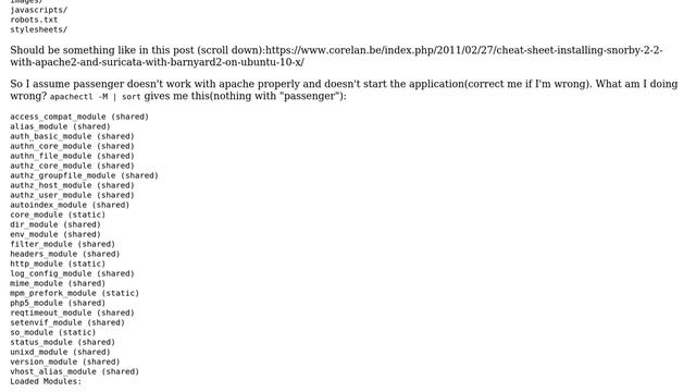 OS X 10.10.3: Apache(2.4.12) + Passenger 5.0.10 from Homebrew doesn't work (2 Solutions!!) смотреть онлайн