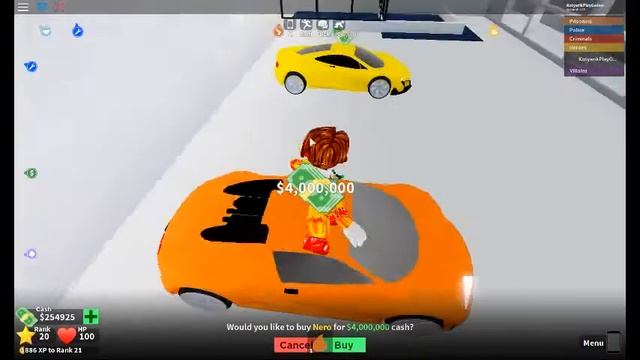 Баги в мед сити на любую машину на любом сервере.Roblox. смотреть онлайн