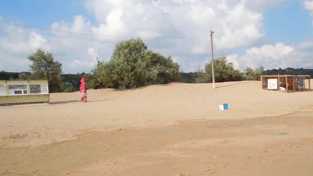 море и пляж ст.Голубицкая (лето 2016г) смотреть онлайн