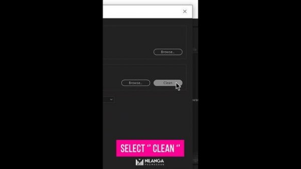 How to Delete Media Cache in Media Encoder?