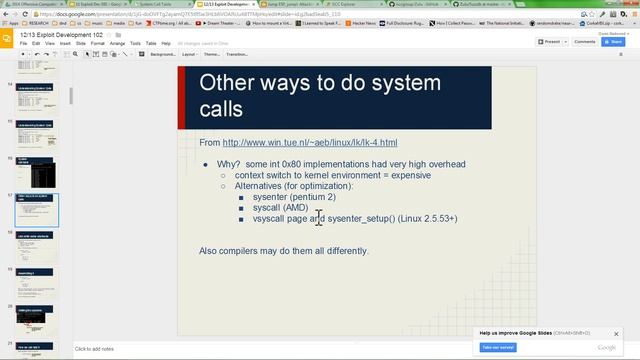 Offensive Computer Security 2014 - Lecture 11 (Exploit Development 102) смотреть онлайн