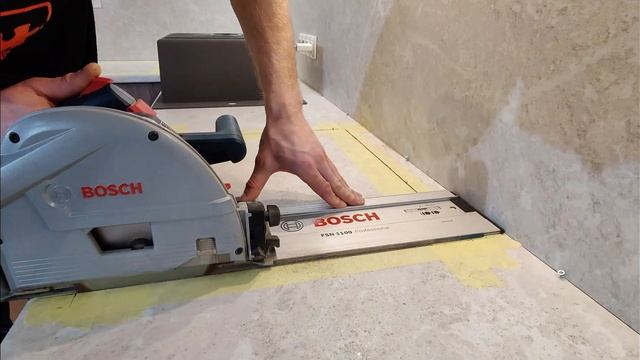 Врезка варочной поверхности.