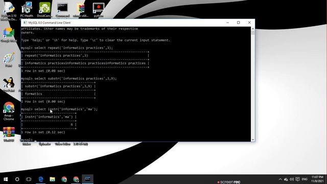 MYSQL 03 / CLASS 12th IP/ cbse term 02/examination.... смотреть онлайн