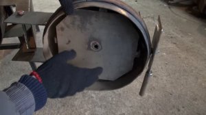 БУРЖУЙКА ПЕЧЬ ИЗ ГАЗОВОГО БАЛЛОНА С ТЕПЛООБМЕННИКОМ