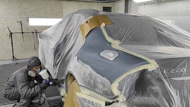 ремонт задней арки с расшлифовкой до металла HB BODY989/QUICK LINE 3405