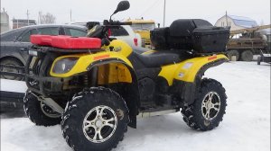 РЕМОНТ КВАДРОЦИКЛА. Снимаем передний кардан ЧАСТЬ 1