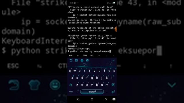 Striker Installation - Termux смотреть онлайн