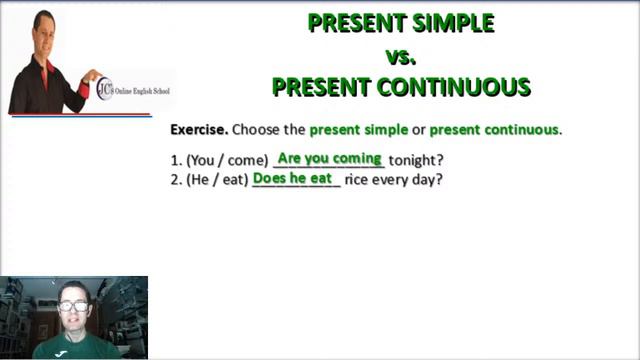 11 B1 - Present Simple vs. Present Continuous смотреть онлайн